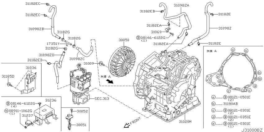 Auto transmission,transaxle & fitting