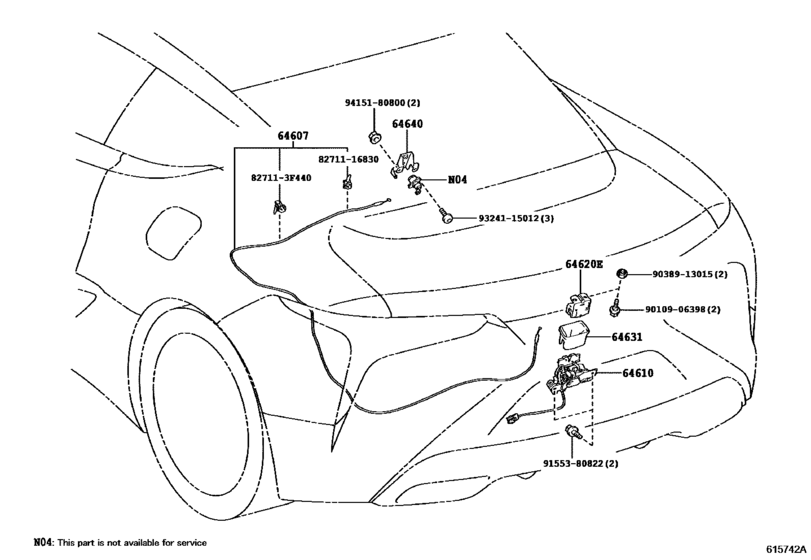 Luggage Compartment Door & Lock
