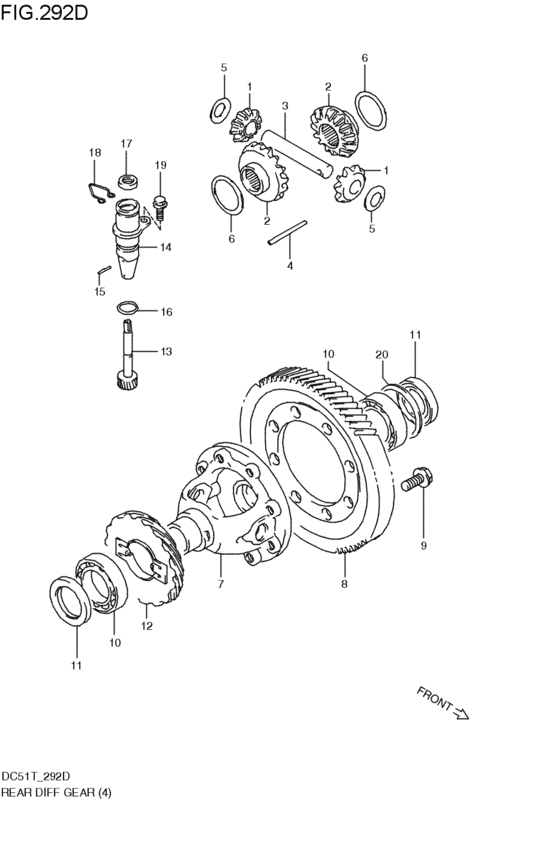 リヤデファレンシャルギヤ