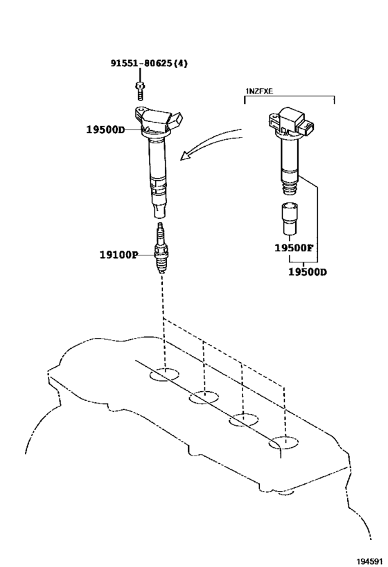 Ignition Coil & Spark Plug