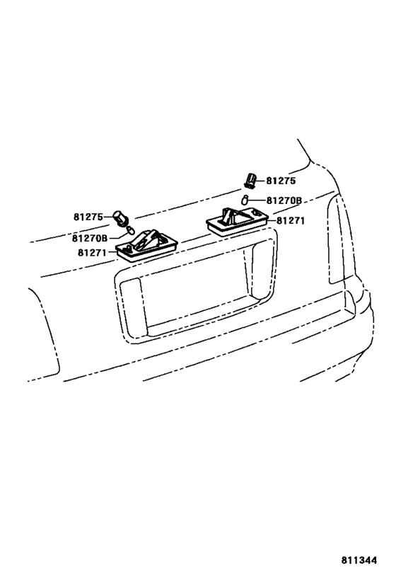Rear License Plate Lamp