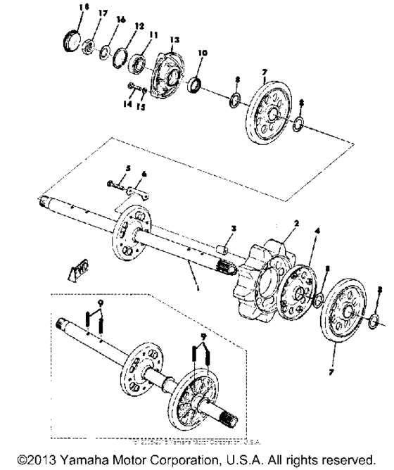 Front axle