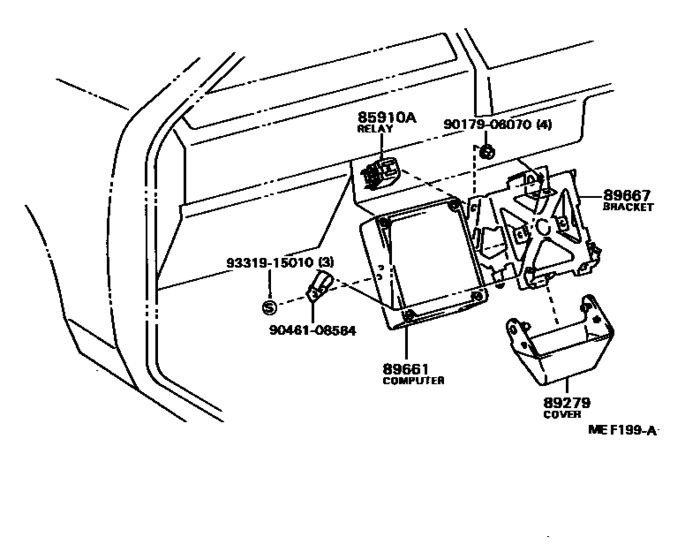 Electronic Fuel Injection System for 1985 - 1987 Toyota