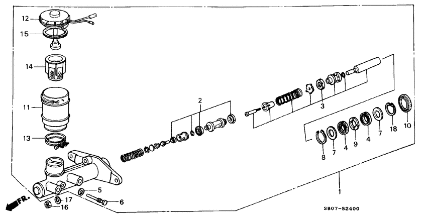 Brake master cylinder
