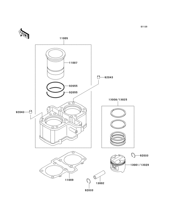 Cylinder/piston(s)
