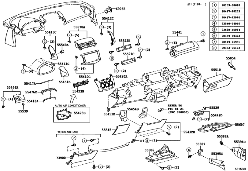 Instrument Panel & Glove Compartment