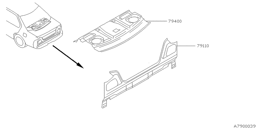 Rear panel & fitting