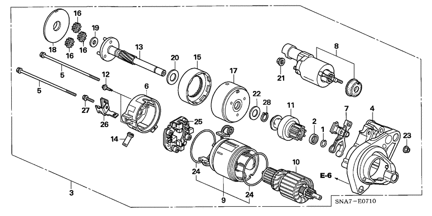 Starter motor