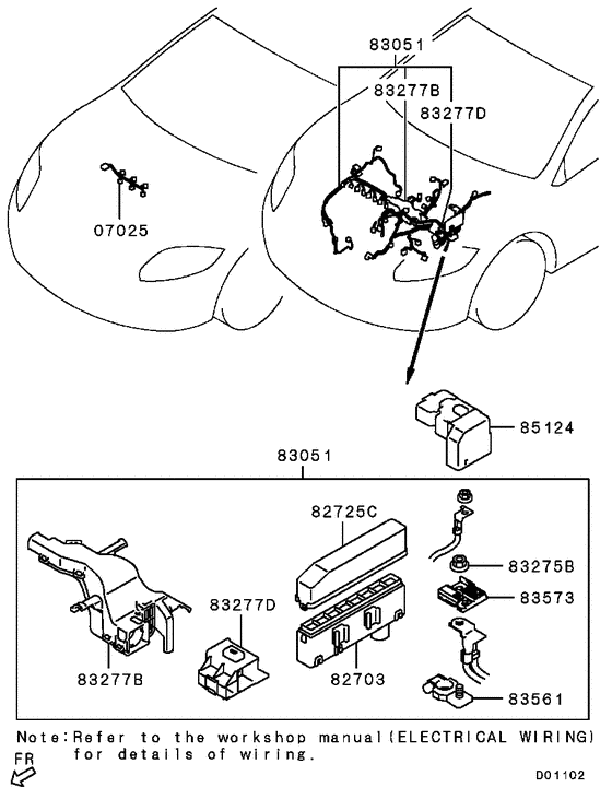 Wiring & attaching parts