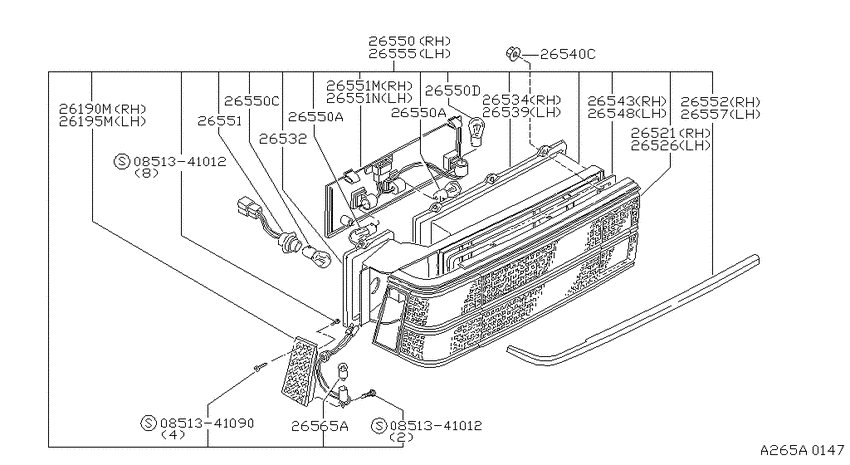 Rear combination lamp