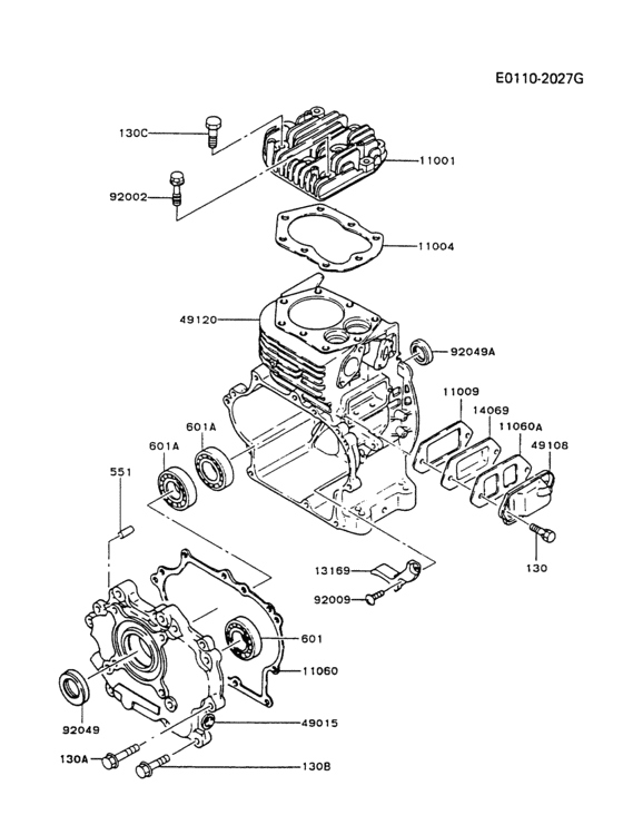 Cylinder/crankcase