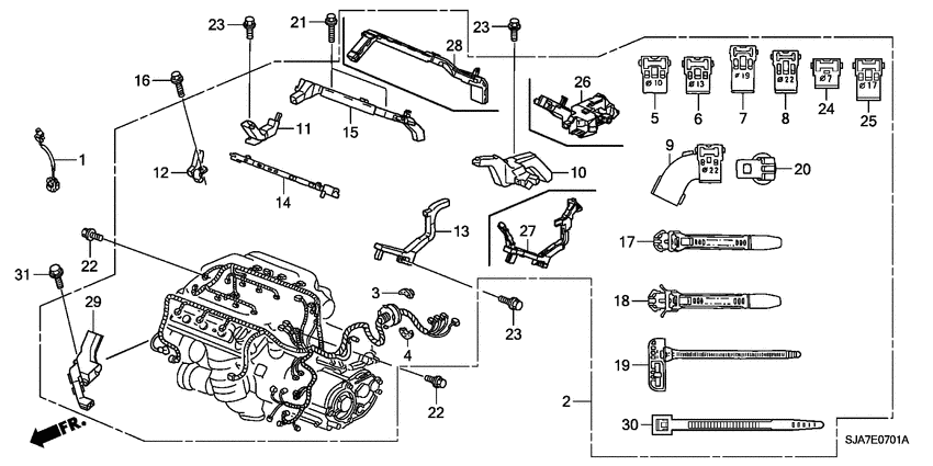 Engine wire harness