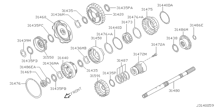 Governor,power train & planetary gear