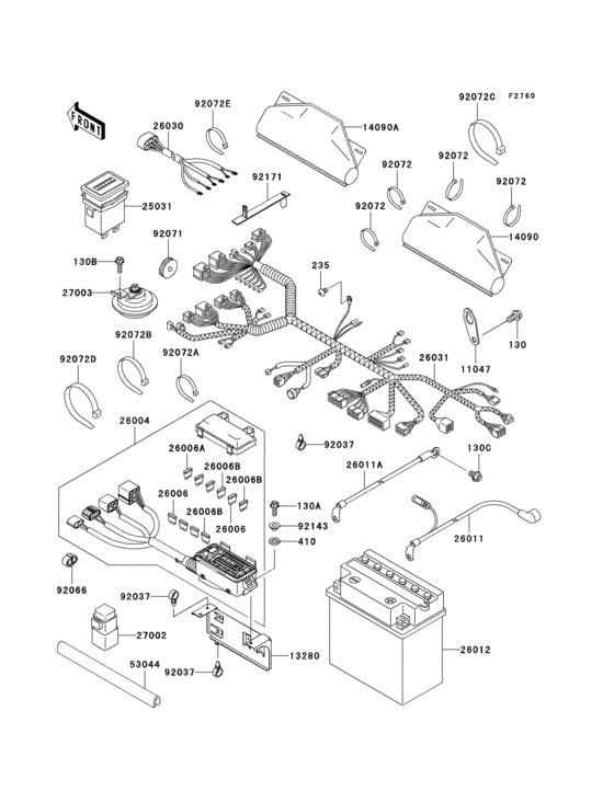 Chassis electrical equipment(g6f)