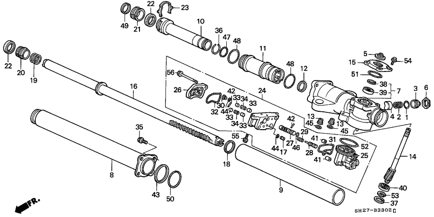 P.s. gear box components