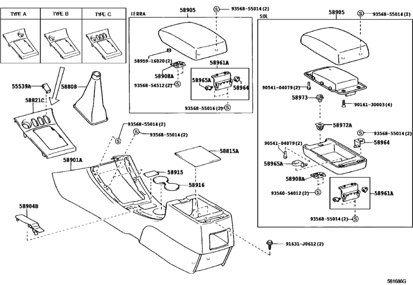 Console Box & Bracket