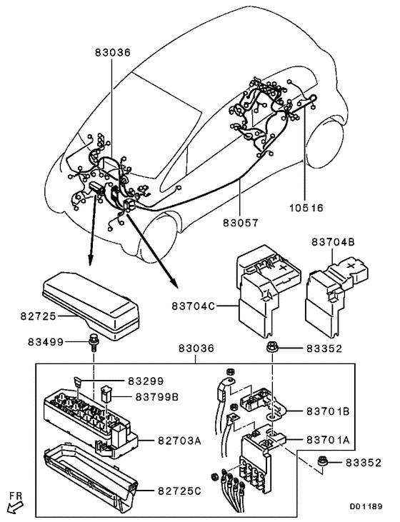 Wiring & attaching parts