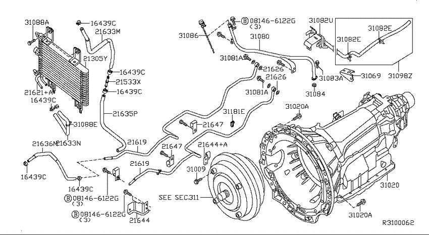 Auto transmission,transaxle & fitting