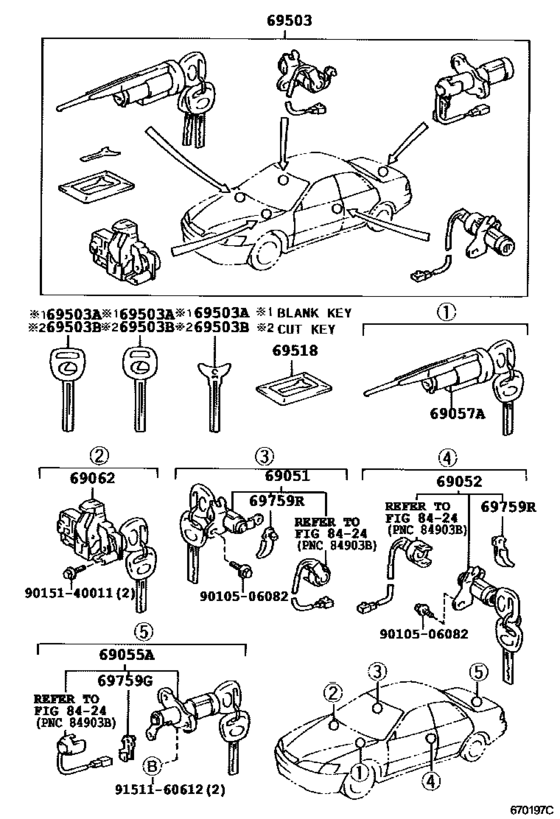 Lock Cylinder Set