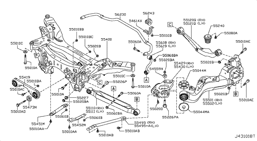 Rear suspension