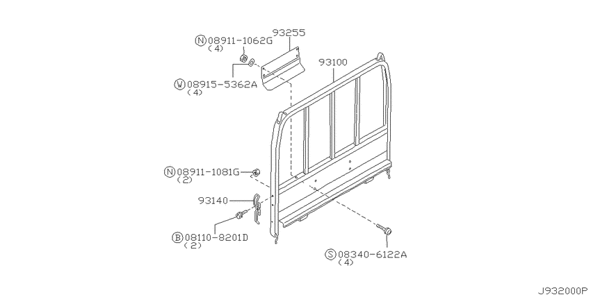 Front panel & guard frame