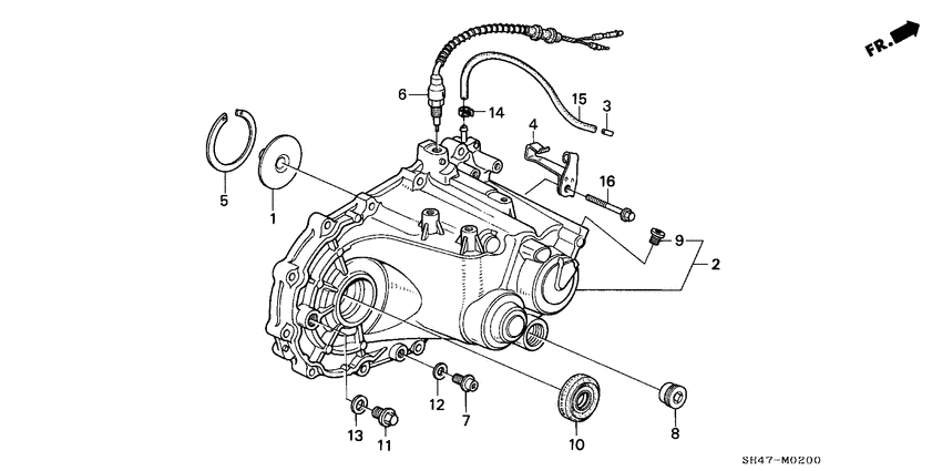 Transmission housing
