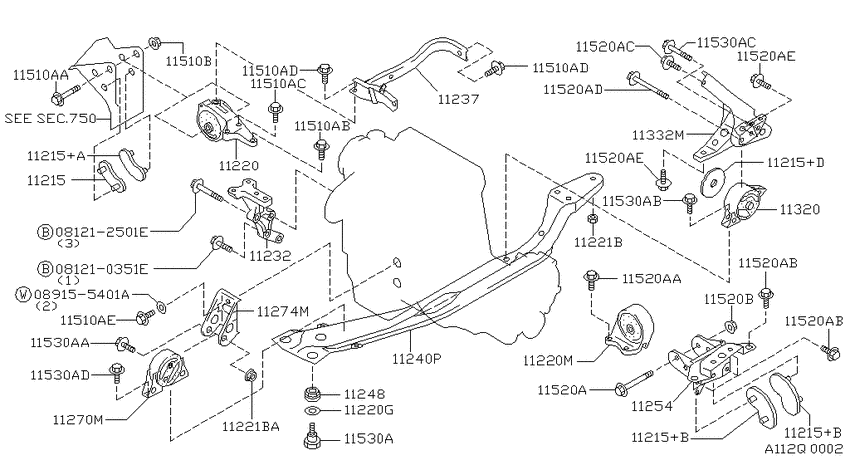Engine & transmission   mounting