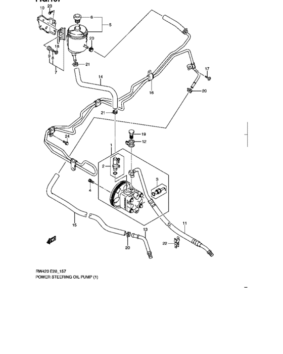 Power steering oil pump