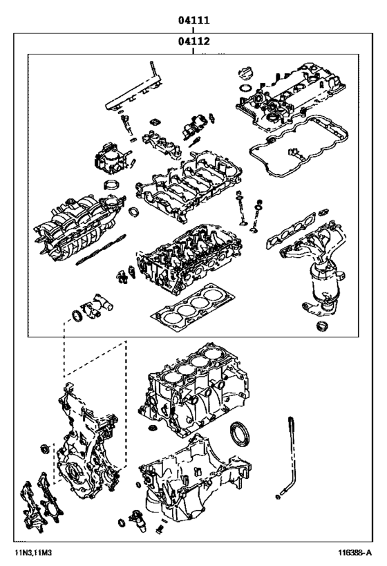 Engine Overhaul Gasket Kit