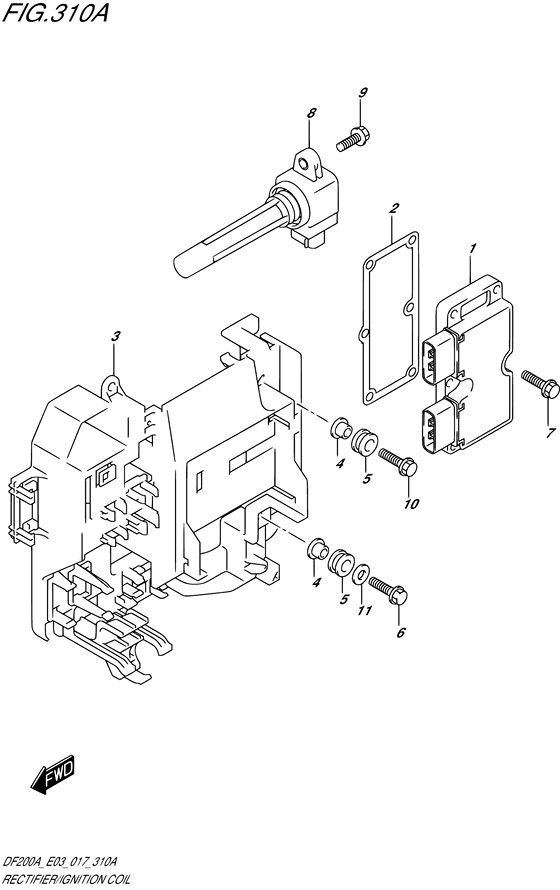 Rectifier/ignition coil