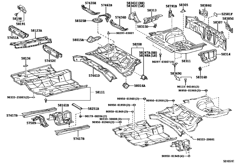 Floor Pan & Lower Back Panel