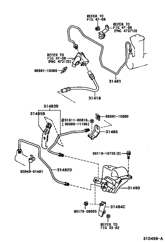 Clutch Pedal & Flexible Hose