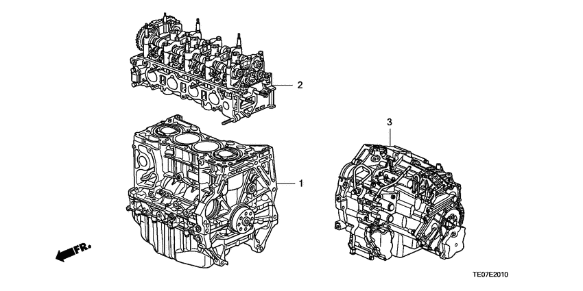 Engine assy./ transmission assy.