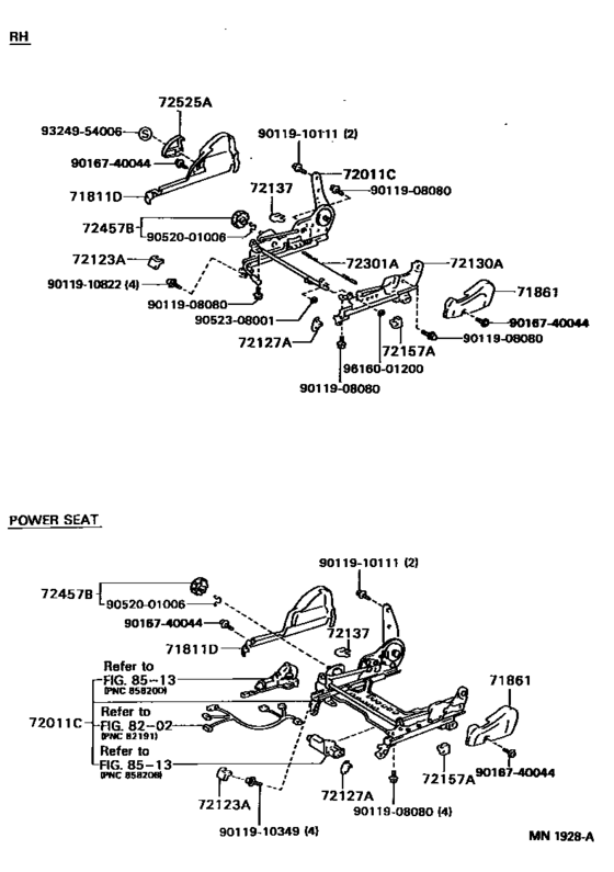 Front Seat & Seat Track