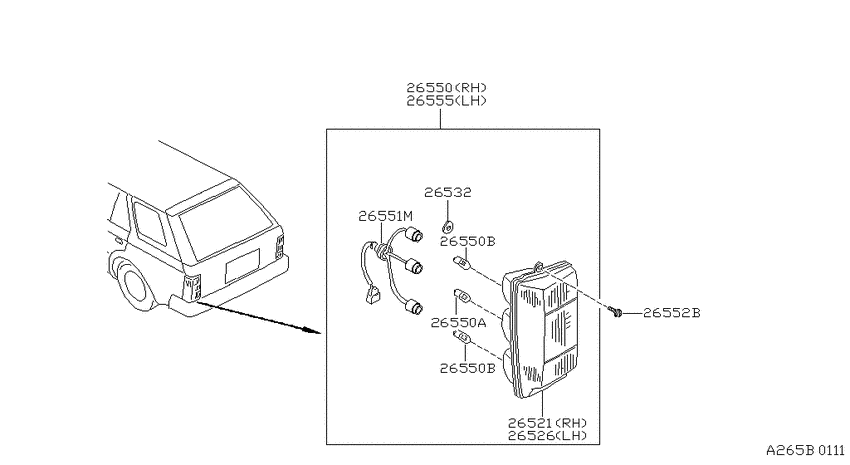 Rear combination lamp