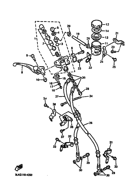 Front master cylinder 1