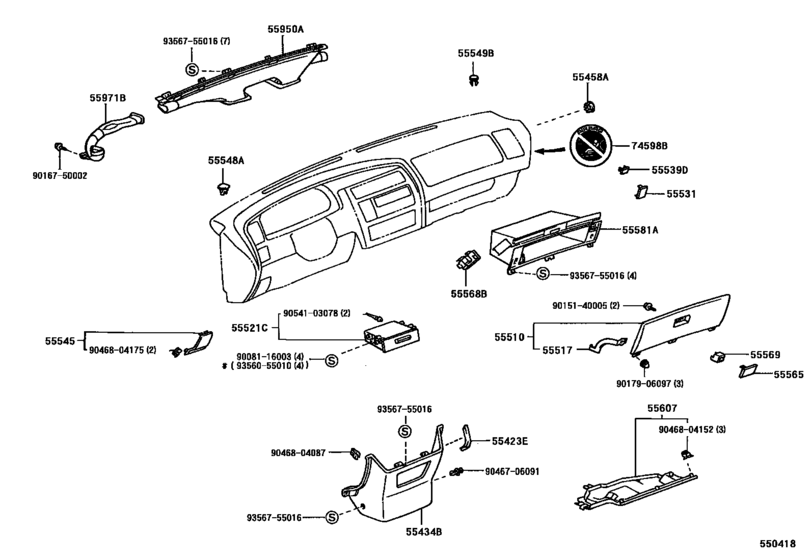 Instrument Panel & Glove Compartment