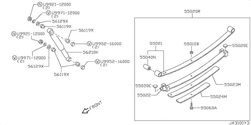 Rear suspension