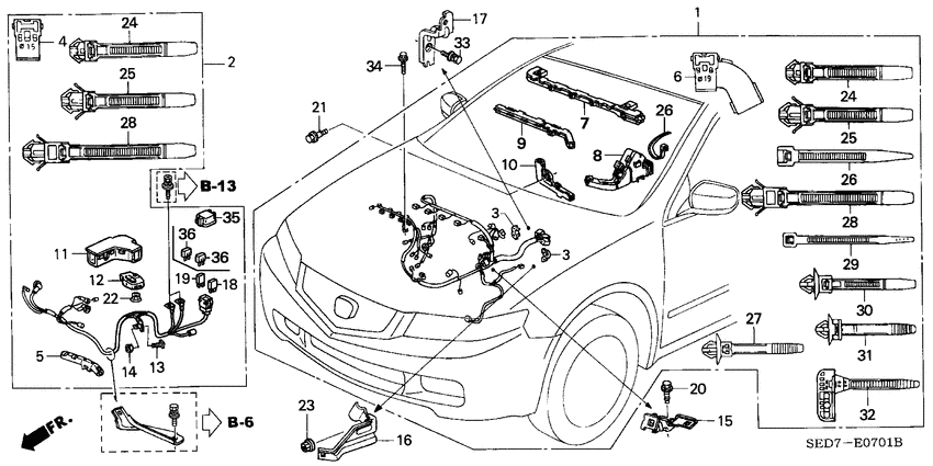 Engine wire harness