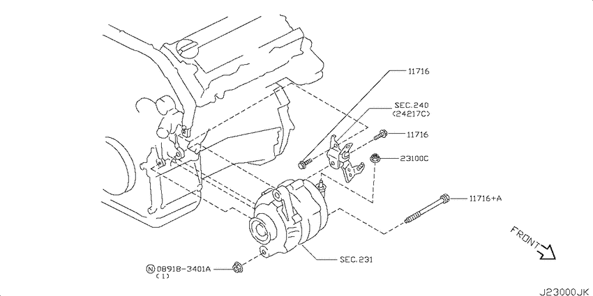 Alternator fitting