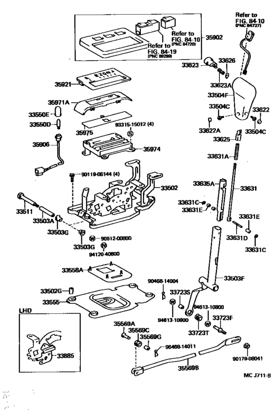 Shift Lever & Retainer