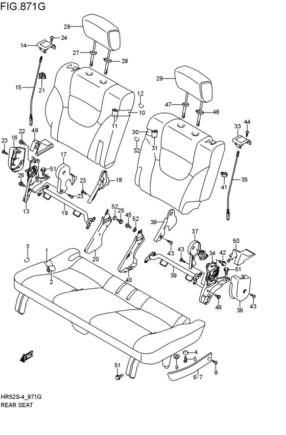 rear seat