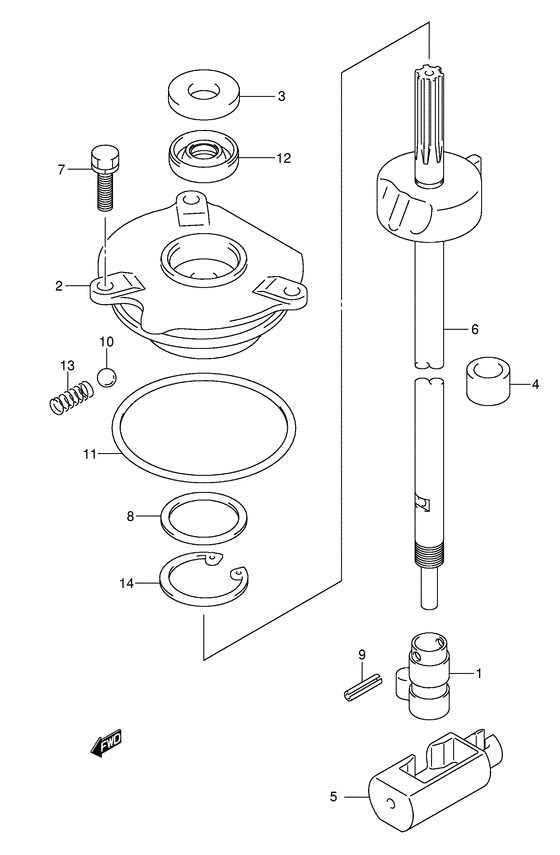 Shift rod