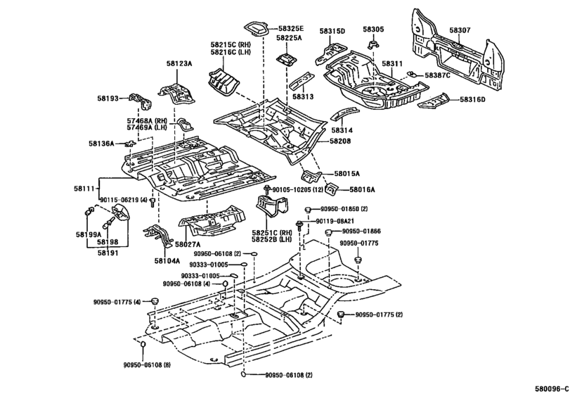 Floor Pan & Lower Back Panel