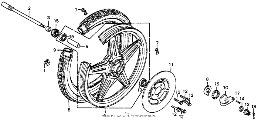 Front wheel