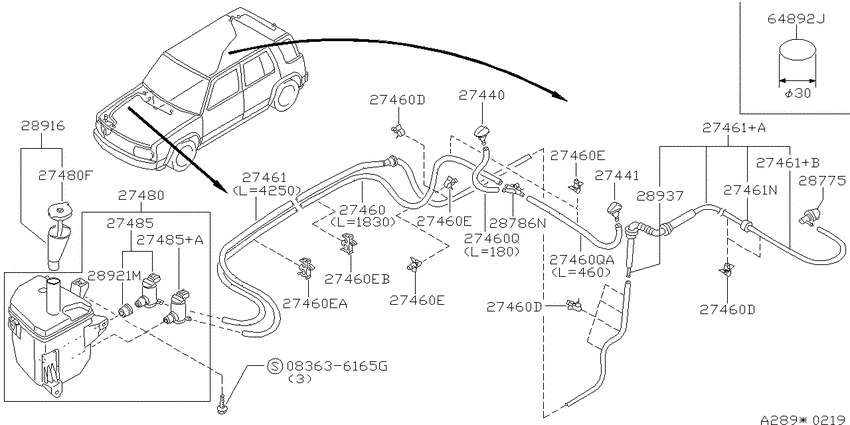 Windshield washer