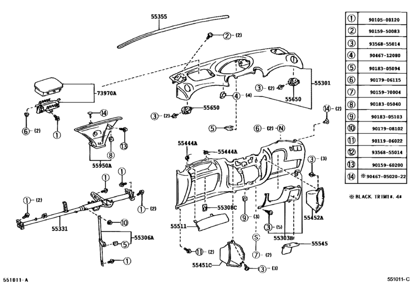 Instrument Panel & Glove Compartment