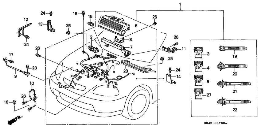 Engine wire harness