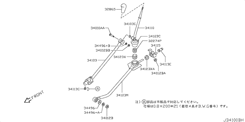 Transmission control & linkage