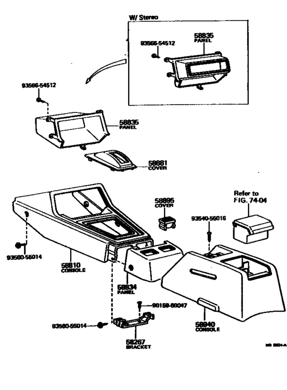 Console Box & Bracket